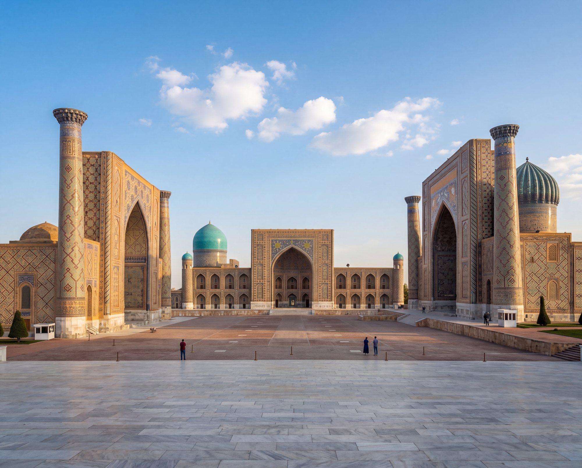 The Registan square in Samarkand, Uzbekistan
